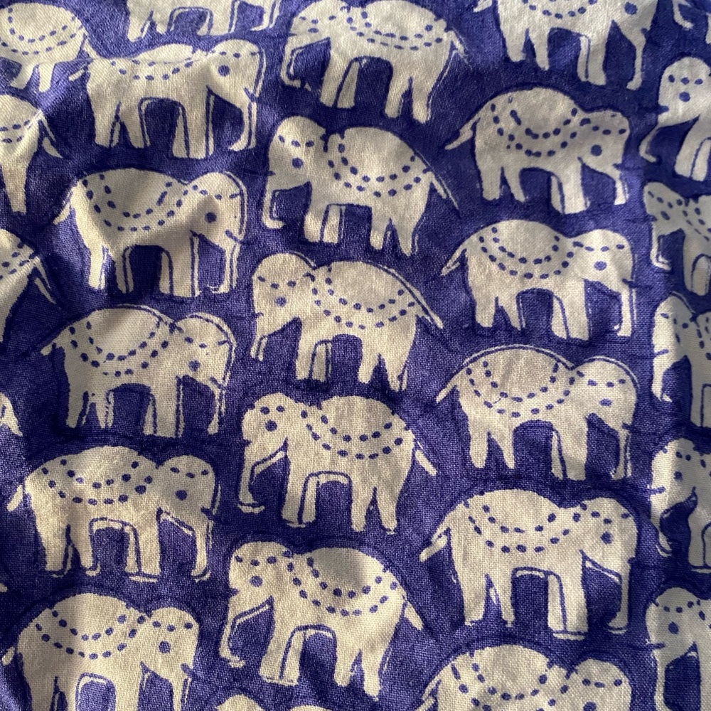 New Hathi Print Elephants Roberta Roller Rabbit  set of 2 Crib Sheet Sheets.
